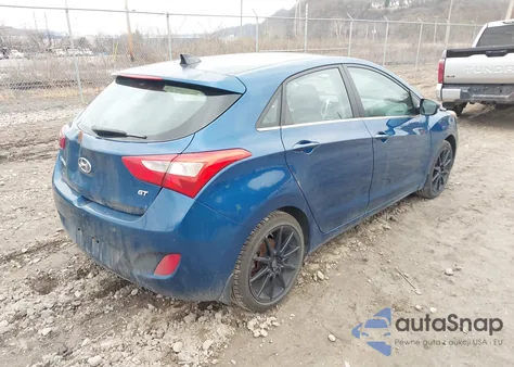 2013 Hyundai Elantra Gt from USA, damaged, VIN KMHD35LEXDU153637